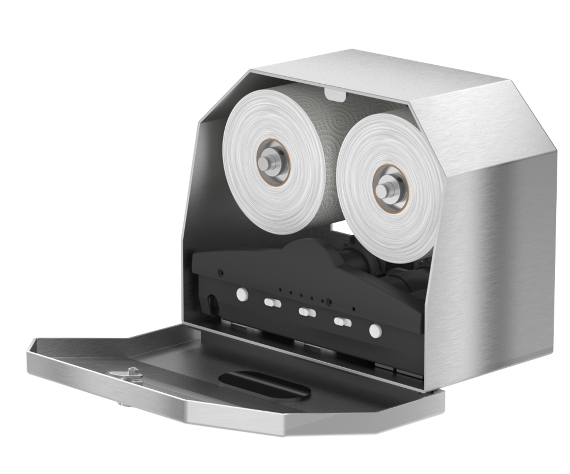 TP-216-OF  Sustainable Smart Toilet Paper Dispenser - 16 Gauge Stainless Steel